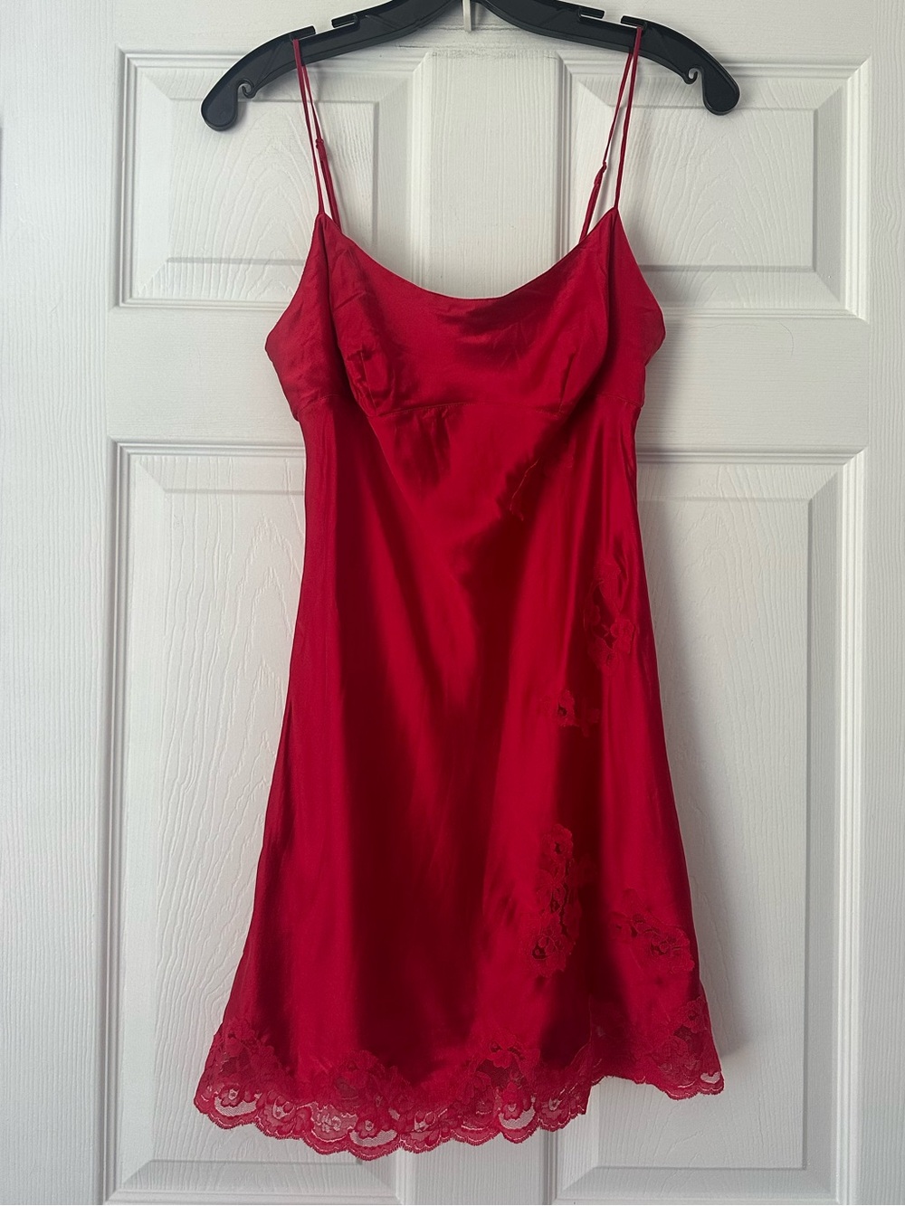 Victoria Secret Sexy Red Lingerie Slip Dress Small